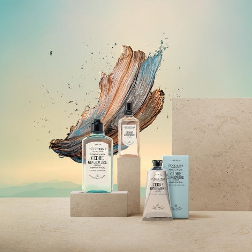 קולקציית גבר מבית ל'אוקסיטן – מוצרי גוף ושיער