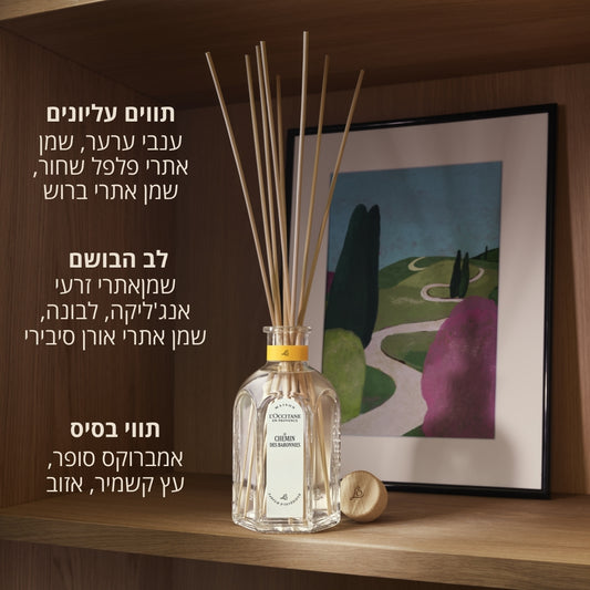 דיפיוזר לבישום הבית הדרך של הברוניות