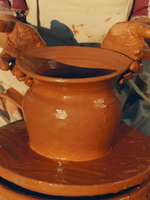 אגרטל קרמיקה עבודת יד
