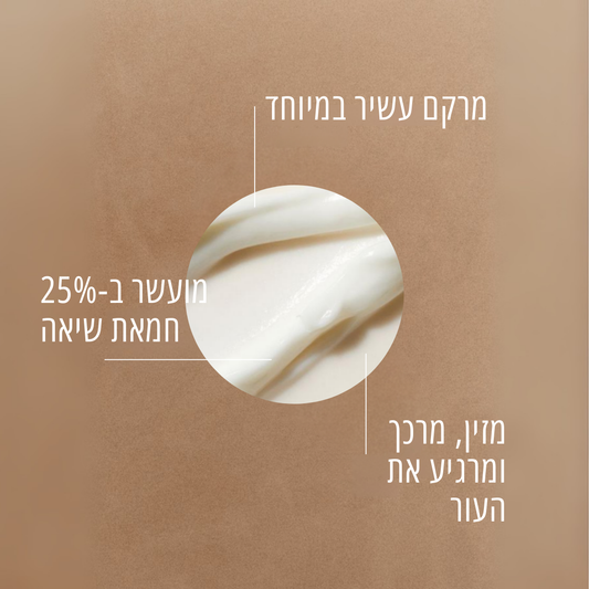קרם רגליים חמאת שיאה אינטנסיבי