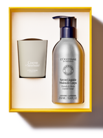 ערכה חגיגית לבית - סבון נוזלי ונר מרגיע