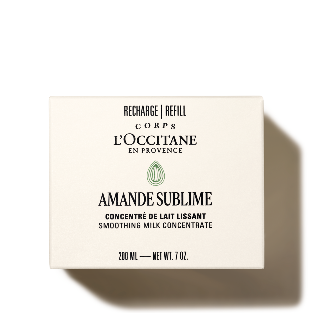 קרם גוף חלבי מרוכז שקדים (אריזת מילוי)