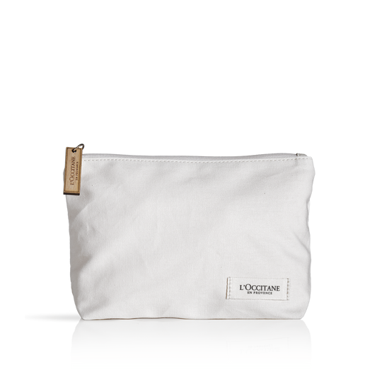 תיק איפור לבן