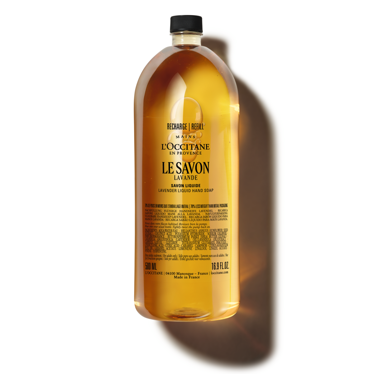 סבון נוזלי חמאת שיאה בניחוח לבנדר (אריזת מילוי)