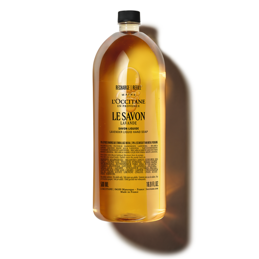 סבון נוזלי חמאת שיאה בניחוח לבנדר (אריזת מילוי)