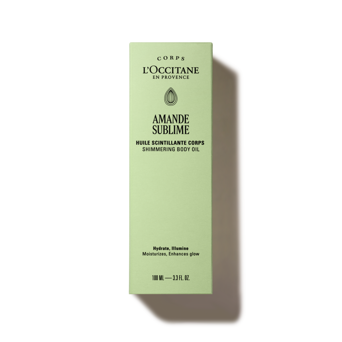 שמן גוף & שימר שקדים למראה עור זוהר