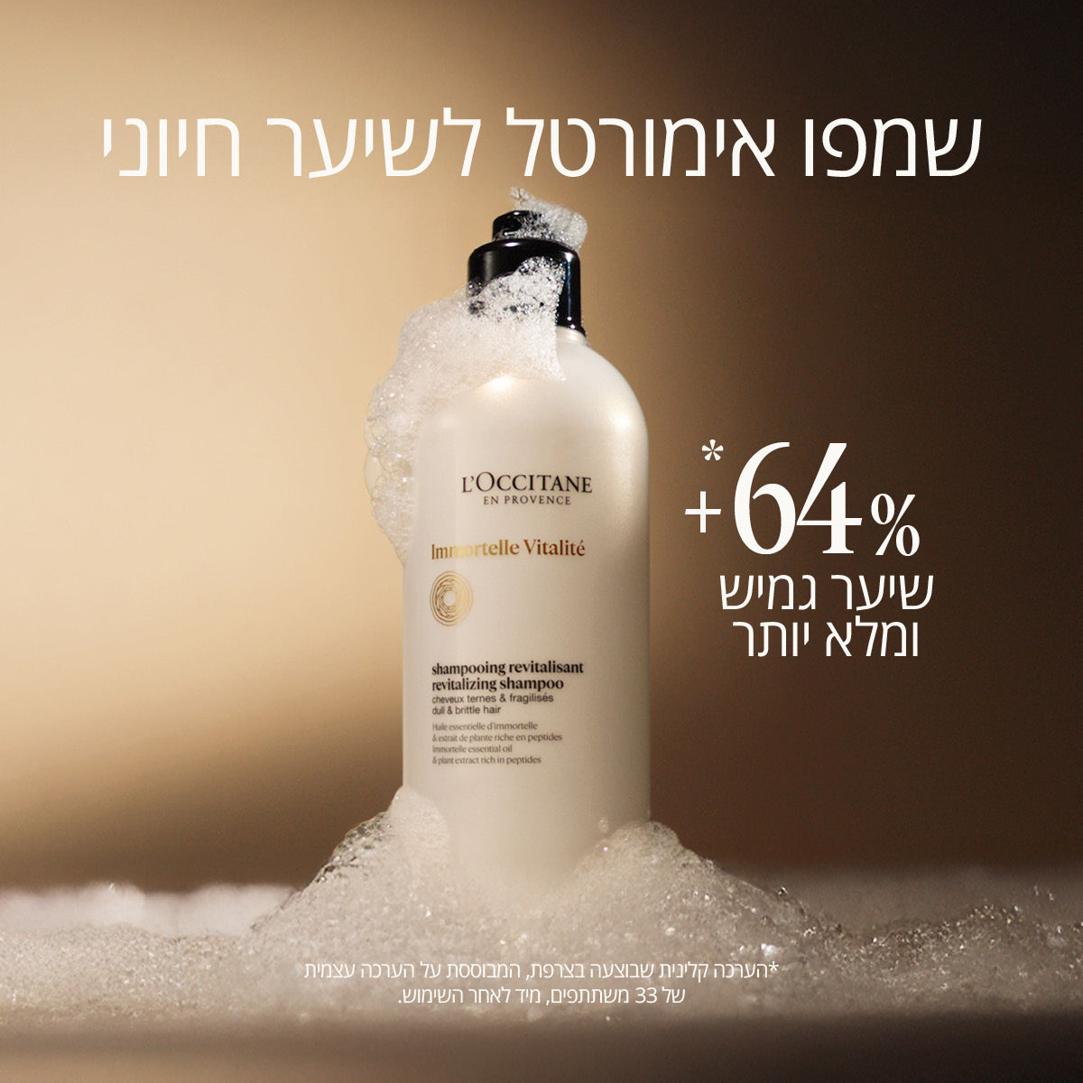 שמפו ומסכה לחיוניות השיער