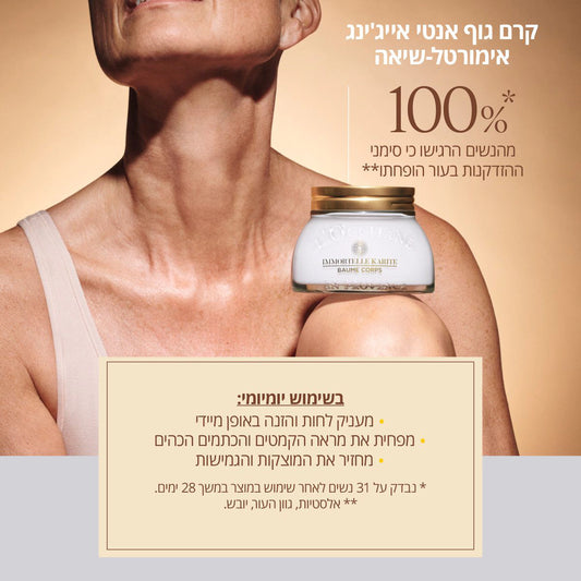 מוצרי חמאת שיאה מבית ל'אוקסיטן – קרם גוף ושפתיים – קולקציית גוף של ל'אוקסיטן – מוצרי רחצה ולחות