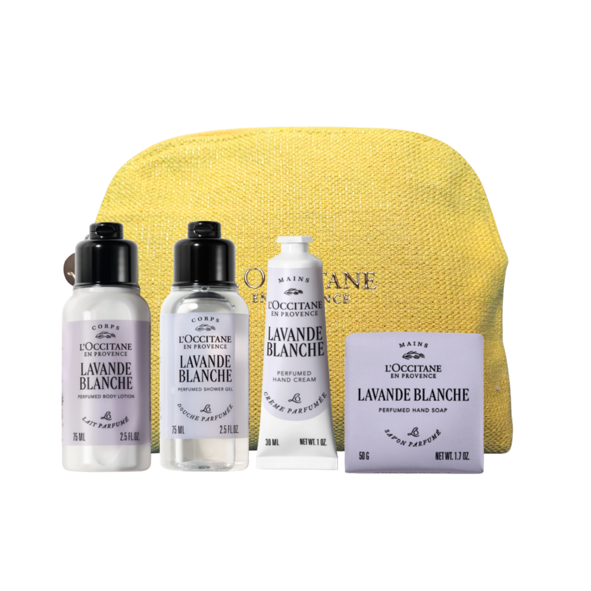 ערכת לבנדר לבן לטיפוח הגוף