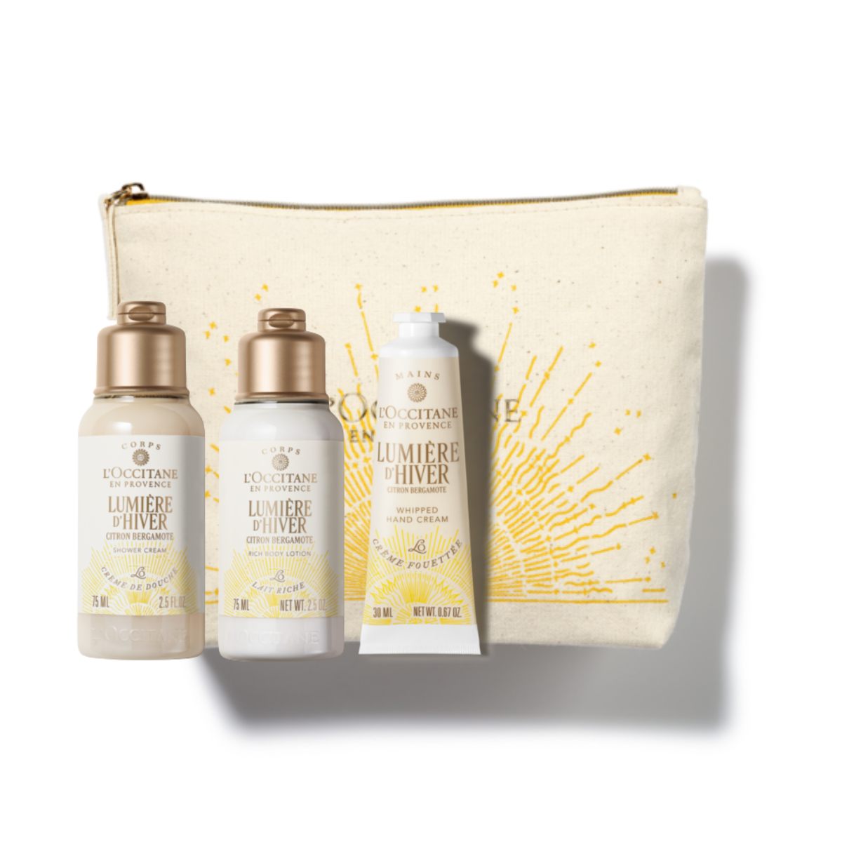 ערכת נסיעות חמאת שיאה לימון וברגמוט