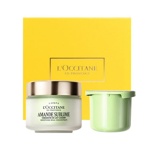 מארז קרם גוף מרוכז & אריזת מילוי שקדים