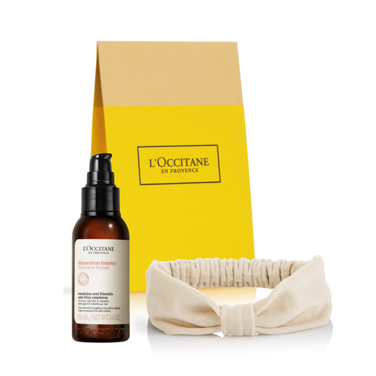 סט אנטי פריז וסרט כותנה לראש לשיקום שיער מרדני