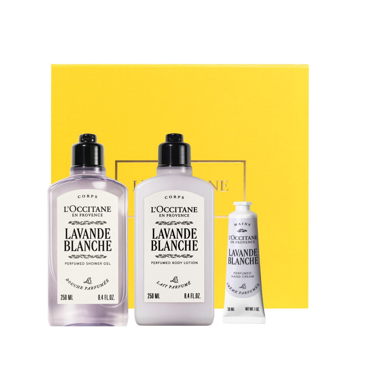 מארז מתנה בניחוח לבנדר לבן