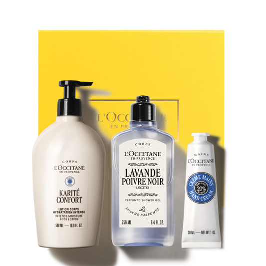 מארז מתנה לגבר לבנדר פלפל שחור