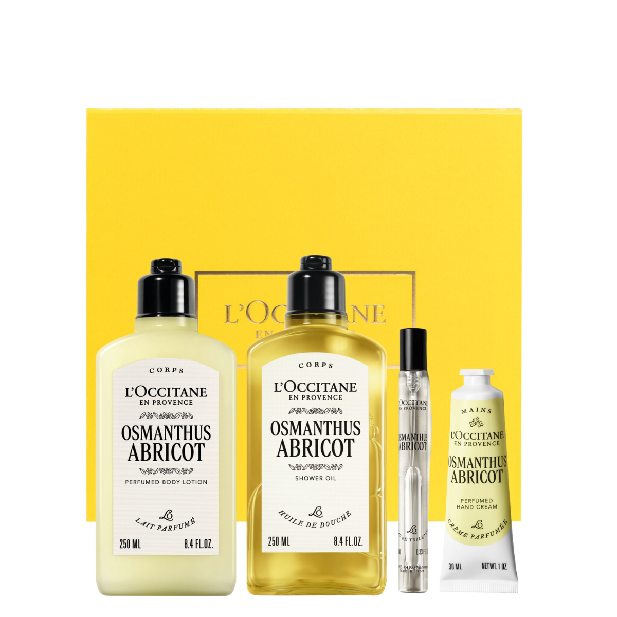 מארז בישום בשכבות אוסמנטוס משמש