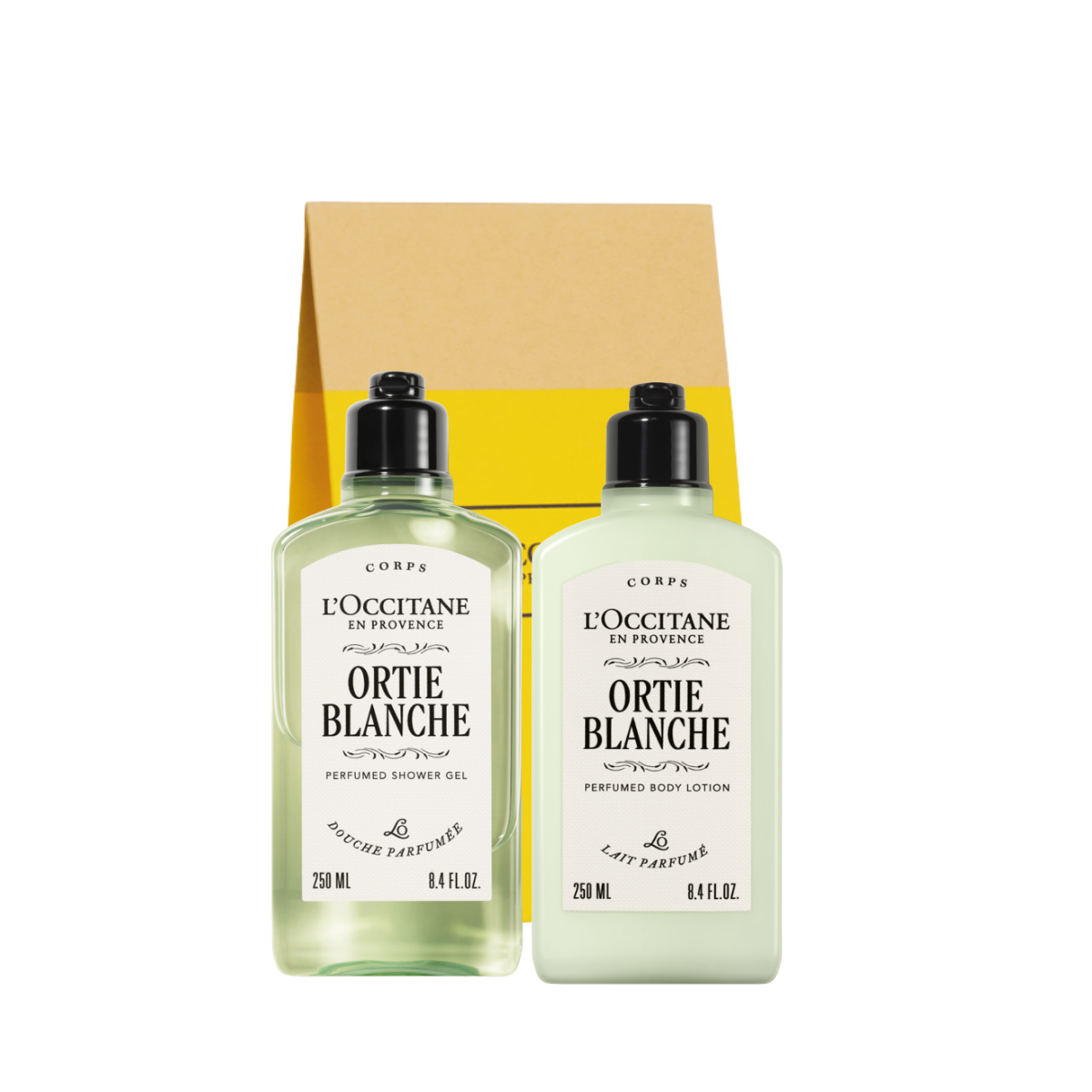 צמד רחצה וטיפוח סרפד לבן