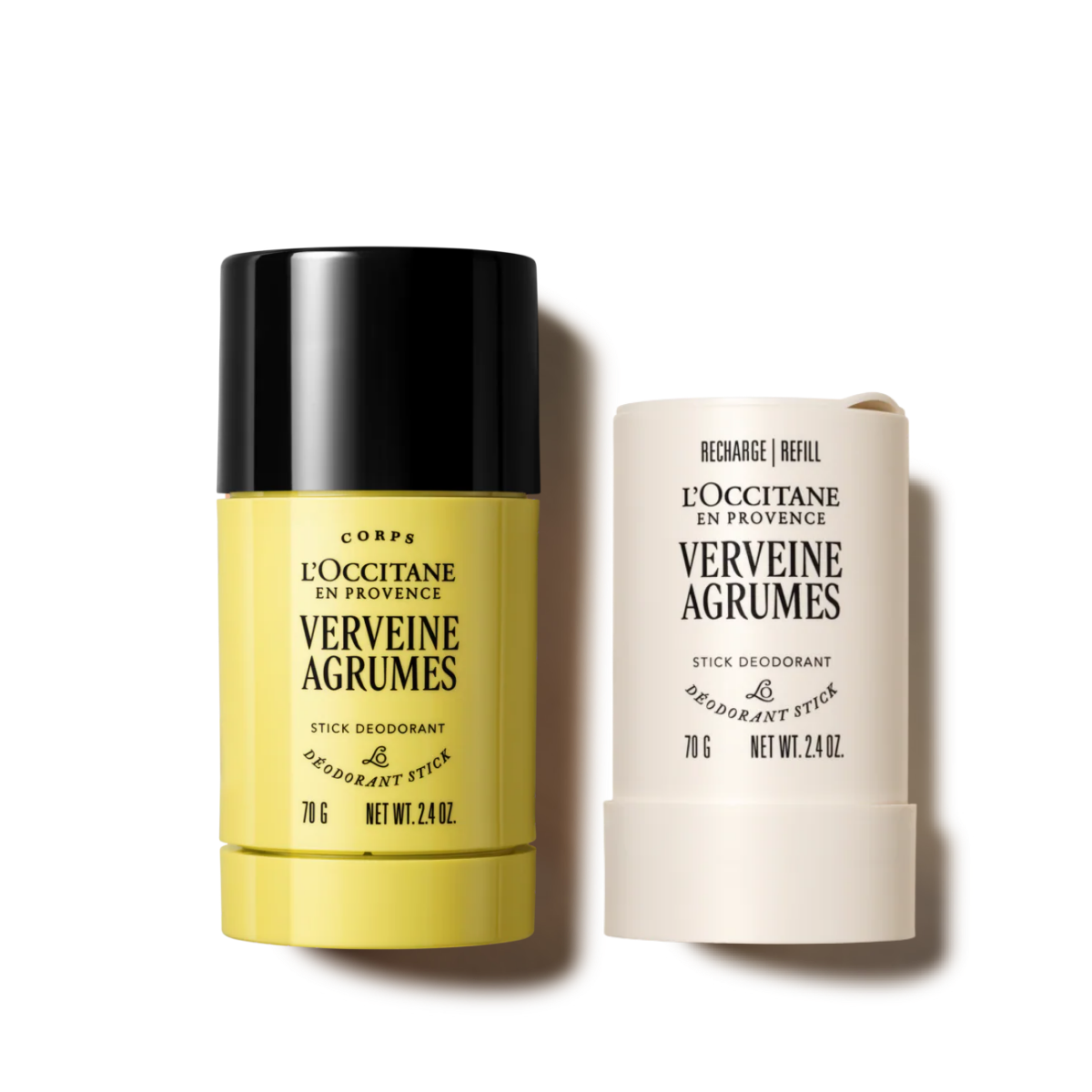 צמד דאודורנט סטיק ללא אלומיניום וורבנה הדרים