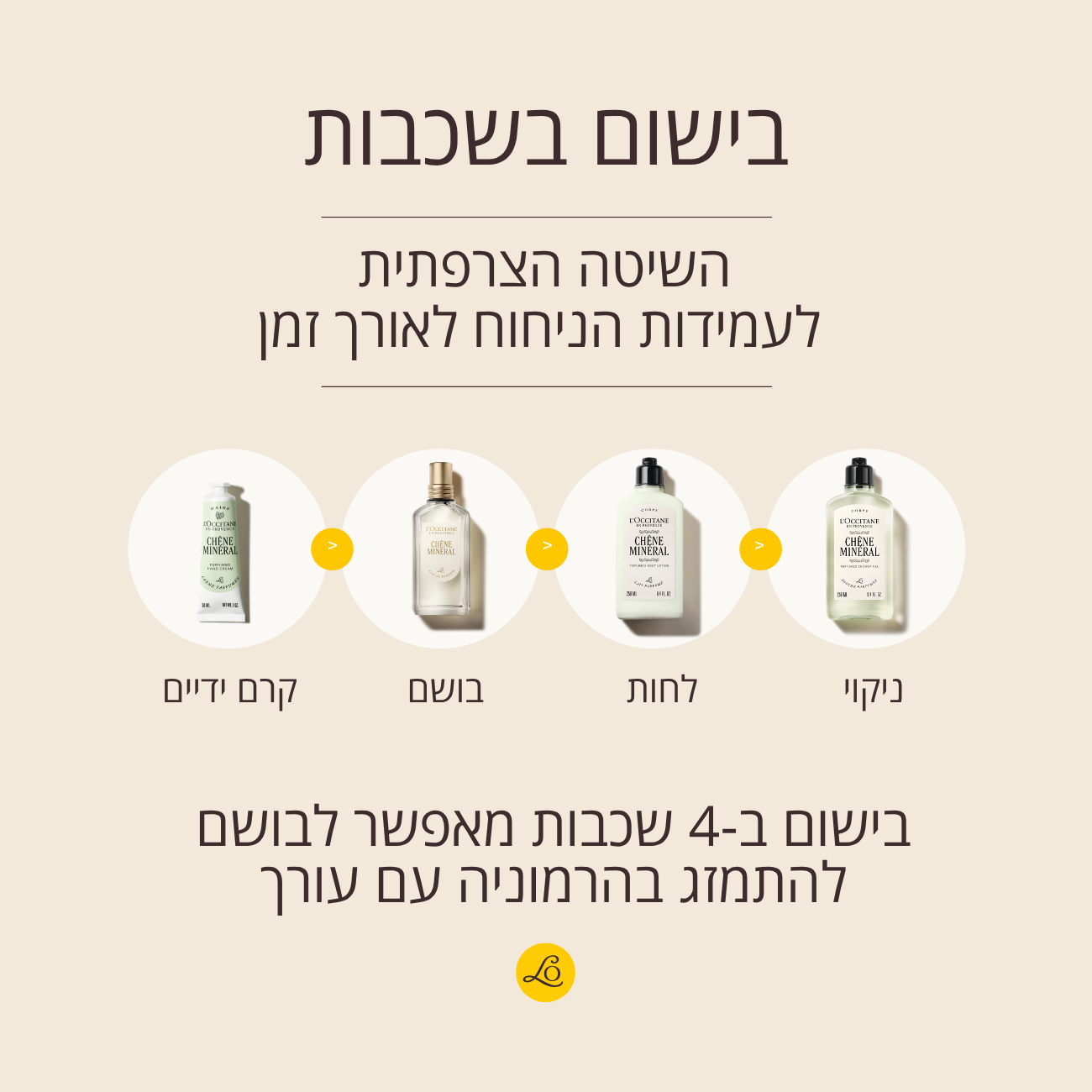 מארז בישום בשכבות אלון מינרלי